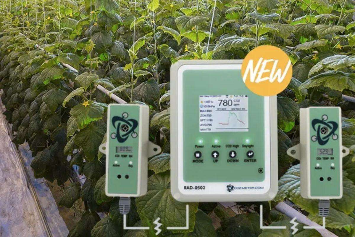 CO2Meter launches its new, wall-mounted, dual sensor indoor CO2 grow controller