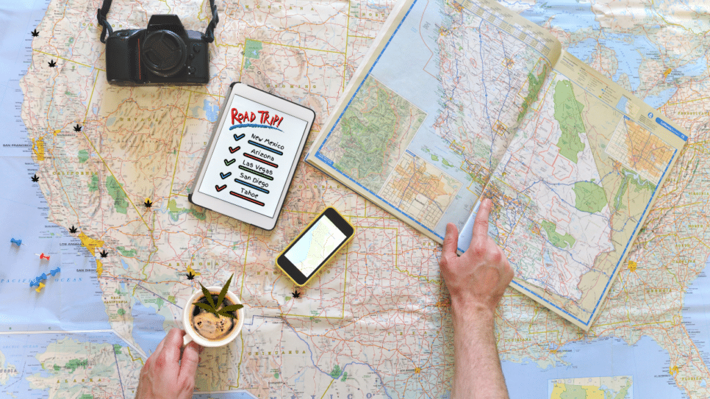 cannabis tech coast-to-coast, cannabis road trip, cannabis traveler