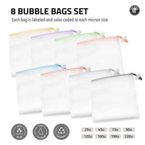 5 Gallon All Mesh Bubble Bags 8-Set