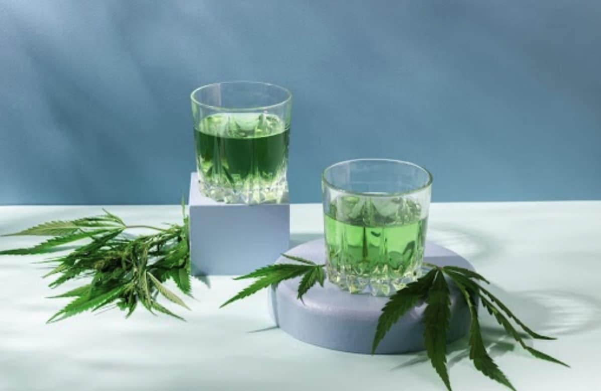 Screenshot cannabis beverages