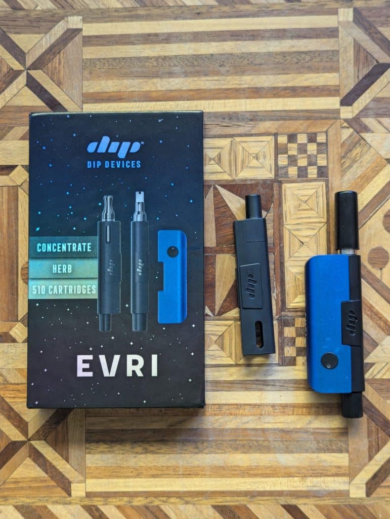 EVRI Dip Devices on table
