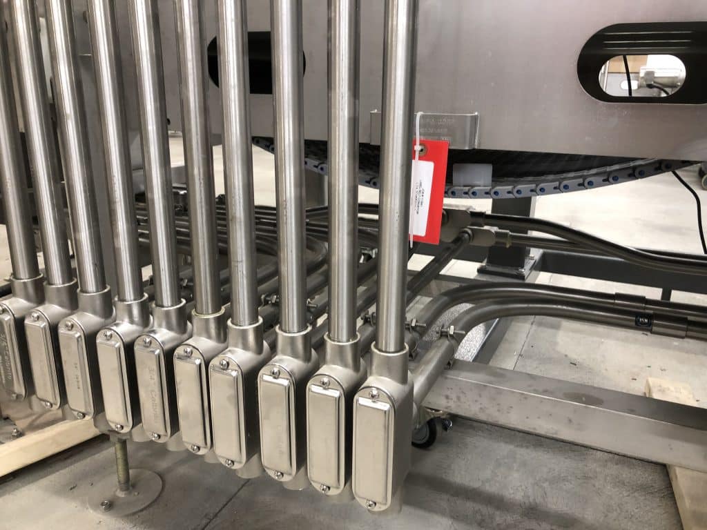 Stainless steel conduit and junction boxes offer exceptional mechanical protection and hygiene, which are essential for maintaining safe, code-compliant, grounded electrical systems in cannabis grow environments.