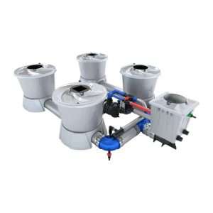 Alien Hydroponics V-System DWC - 4 Pot 2 Row